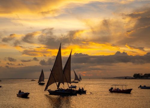 Sunset & Sundowner In A Traditional Sail